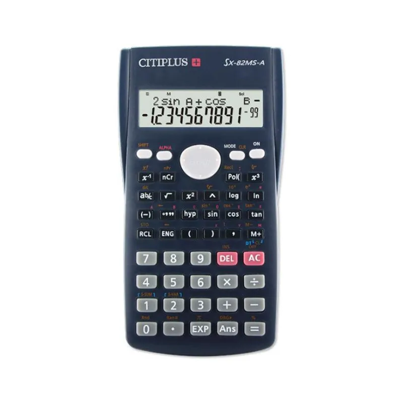NEW 240 function calculator CITIPLUS button battery 82MS student calculator 2