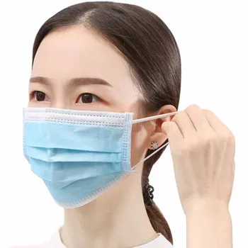 

200Pcs Disposable mouth face mask 3 Layer filter Masks Anti Dust Droplet pollution Personal protection Mask PM 2.5 Respirator