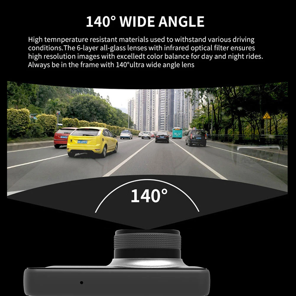 Anytek X31 3 дюйма 1080P HD Автомобильный видеорегистратор с двумя объективами камера видео рекордер видеорегистратор 140 градусов широкий угол
