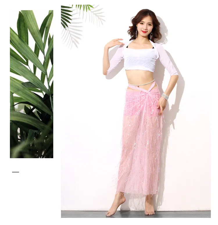 Belly Dance suit women Oriental Dance clothes training performance costumes female adult practice tassel hip scarf hip skirt set