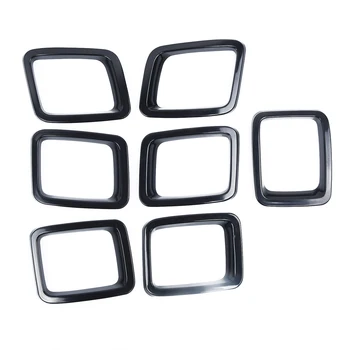 

Parts Covers Chrome For 2017-2018 Jeep Compass Black Front ABS Replacement Accessories Refit