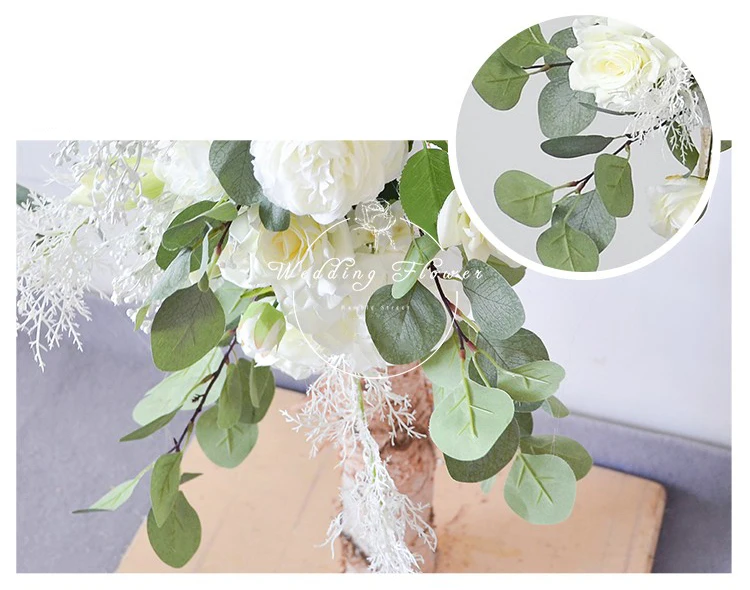 JAROWN Wedding Flowers Artificial Silk Flower Row Line Arch Floral Outdoor Lawn Wedding Bauble Decoration Fake Flower Flores Para Manualidades (16)