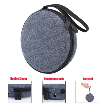 

Portable Water-resistant CD Player Wallet CD Disc Capacity Storage Bag Portable Bag Protection Bag with Headphone jack (blue)