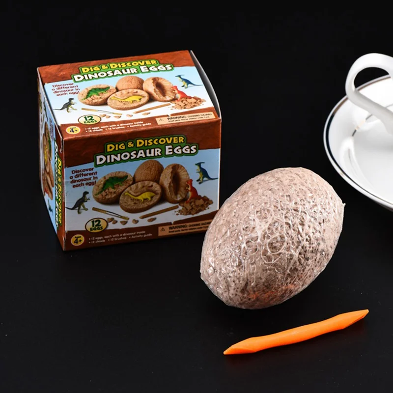 Моделирование DIY динозавр яйца раскопки игрушки динозавр Новинка кляп окаменелости игрушки для детей детские развивающие игрушки подарки случайным образом