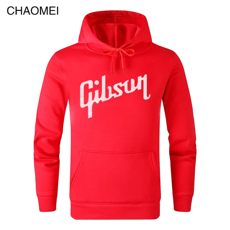 Толстовки Gibson Для мужчин Для женщин зимняя куртка Повседневное флис Gibson печать Лэс свитшоты Paul пуловер с капюшоном худи C36