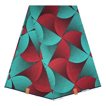 

African real wax print Fabric High Quality Cotton Material Ankara Fabric Sewing Veritable Dutch Real Wax 6yard for clothes