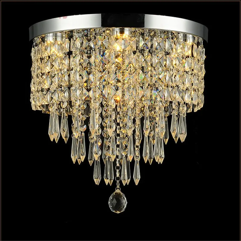

Modern Crystal Ceiling Lights Ceiling Light Plafonnier LED Ceiling Lamp with Led Lustre Aisle lights Lustre For Home Decor Hotel