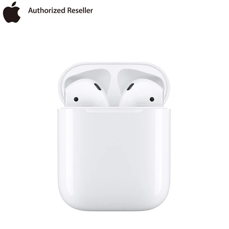 Airpods1 full set Абсолютно новые оригинальные беспроводные наушники Apple AirPods, оригинальные Bluetooth наушники для iPhone Xs Max XR 7 8 MacBook Apple Watch - Цвет: Airpods1 full set