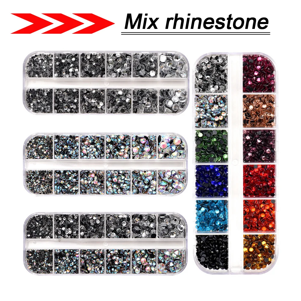 

Hot Sale 2160 Pcs/Set Hot Fix Rhinestones Iron-on Strass Hotfix Applicator/Flatback Crystal Glass Hot Fix Rhinestones New Box