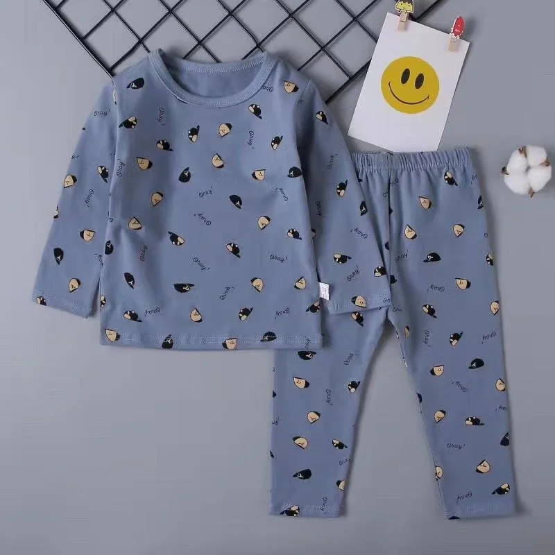 Pyjama Enfant Fashion Pajamas Set Cartoon Baby Girl Clothes Autumn Boys Spiderman Dinosaur Snow white pyjama meisje sleepwear