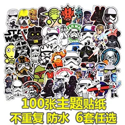 Багажная клейкая бумага не повторяет 50 Harajuku Звезда креативный Douyin водонепроницаемый граффити мультфильм Автомобильная наклейка