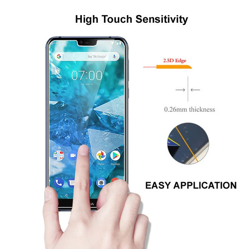 Nokia 7.1 tempered glass