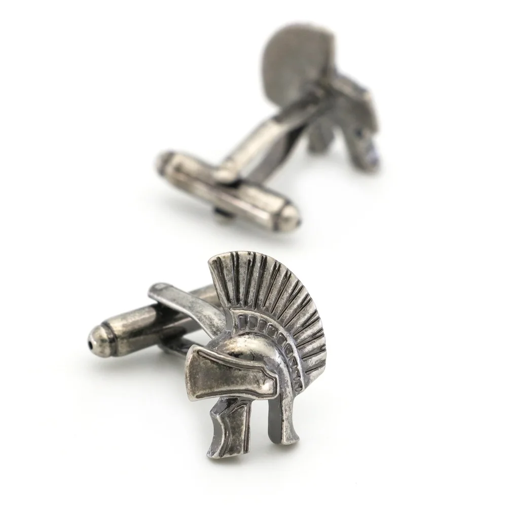 Men's Crystal Cufflinks Brass Material War Design