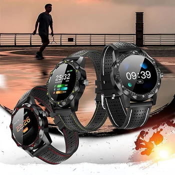 

Smart Watch Touch Screen Bluetooth WristWatch Heart Rate Blood Pressure Sports Tracker Fitness For Apple IOS Android