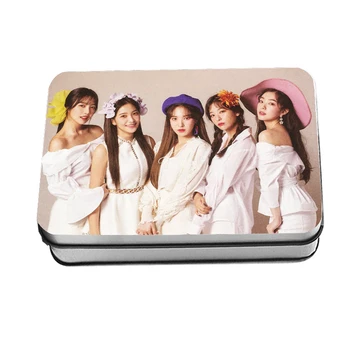 

Kpop Red Velvet 2019 Calendar Same Style Polaroid Photo Lomo Card Red Velvet Fans Gifts Metal Box 40PCS Cards Drop Shipping