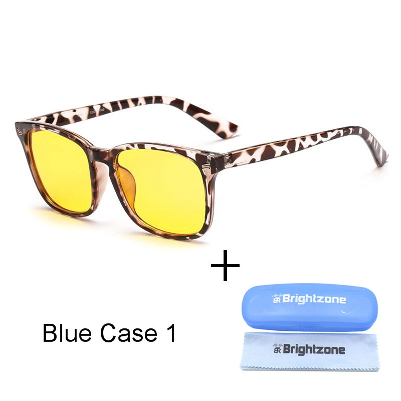 Leopard Y Case1 Антибликовыми свойствами светильник Блокировка UV400 с защитой от радиации игровой защита для мобильного телефона, очков компьютерные очки геймера очки для MenWomen - Цвет оправы: Leopard Y Case1