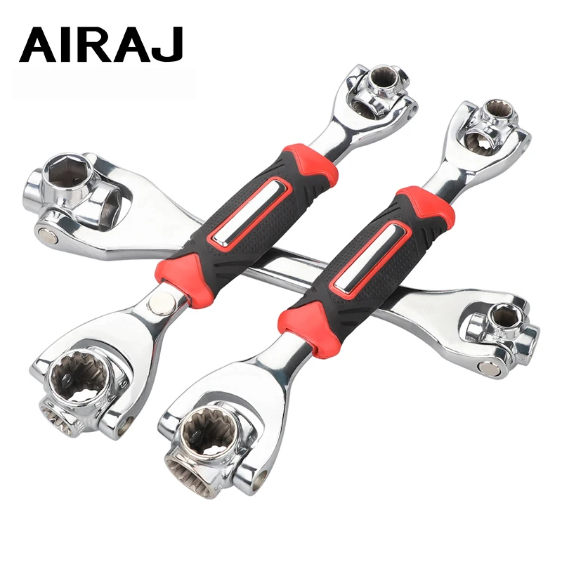 Гаечный ключ AIRAJ 8/52 в 1 торцевой инструмент с шлицевыми болтами Torx 360 градусов