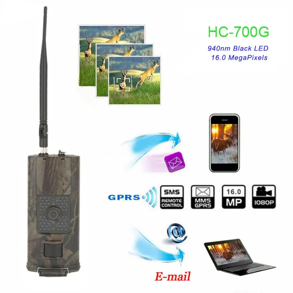 3G HC700G охотничий троп камера Full HD 16MP 1080PMMS GPRS фото ловушка ночное видение Скаут hc900A