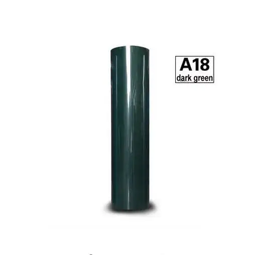Распродажа! 1 лист 1" x 40"/30 см x 100 см теплопередача виниловая режущая пленка Резак Пресс ПВХ Железный режущий плоттер футболка DIY - Цвет: dark green