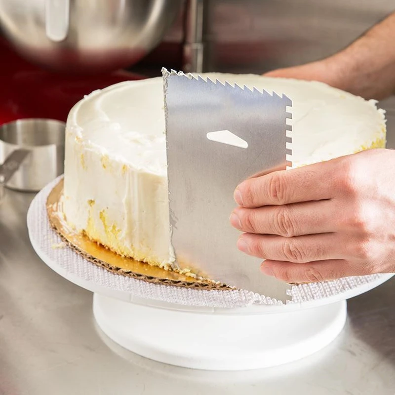 Small Stainless Steel Cake Scraper