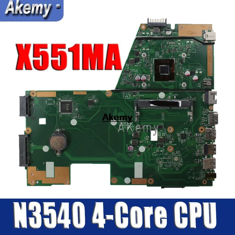 Amazoon X551MA материнская плата для ноутбука ASUS X551M X551 F551MA D550M Тесты оригинальная N3540 4 х
