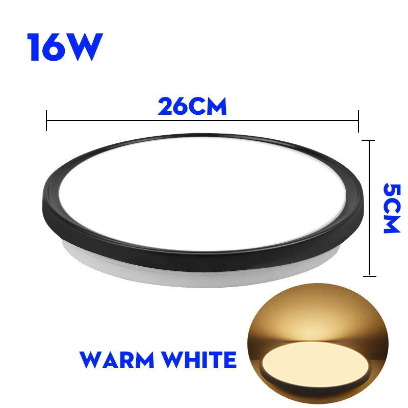 Modern Led Ceiling Lamps Surface Mounted Led Ceiling Lights luminaire for Living Room Bed Room Hall  Ultra Thin Ceiling Lighting ceiling rose light fitting Ceiling Lights