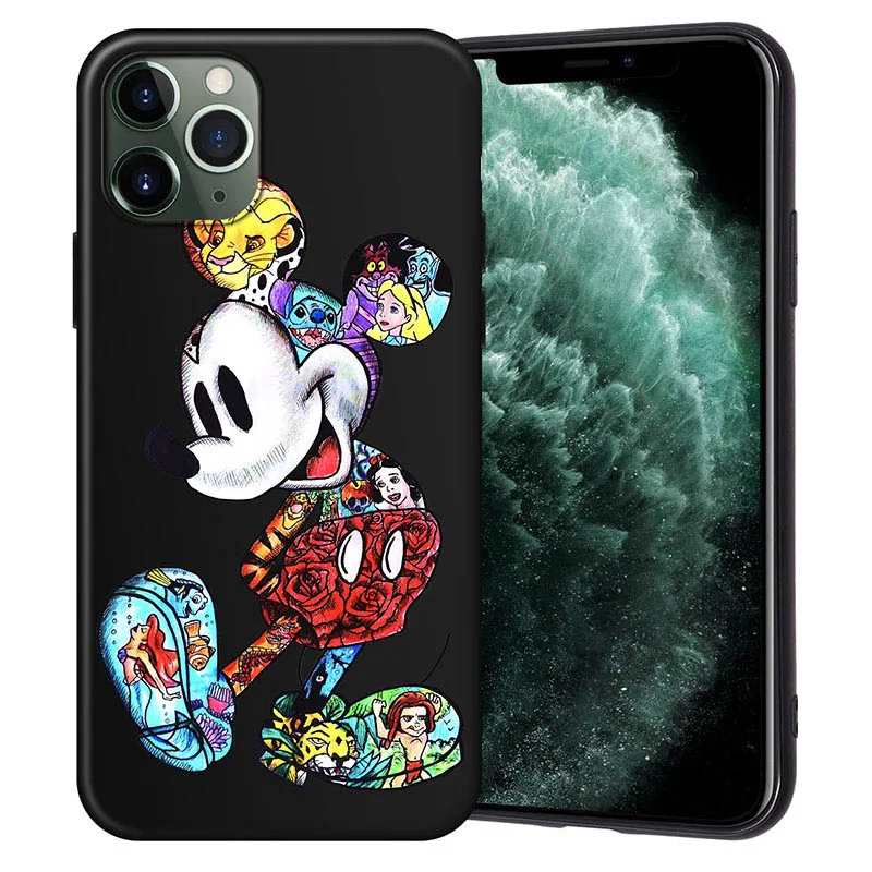 01 Чехол для iPhone ХIХ 11 Pro, чехол 5, 5S, 6, 6 S, 7, 8 Plus, X, XS, Max, тату, мультяшный чехол для iPhone 7, чехол из мягкого ТПУ для iPhone XR, чехол - Цвет: 01