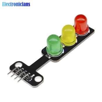 

5pcs Mini DC 5V 5mm LED Display Traffic Light Module for Arduino Traffic Light for Traffic Light System Model Red Yellow Green