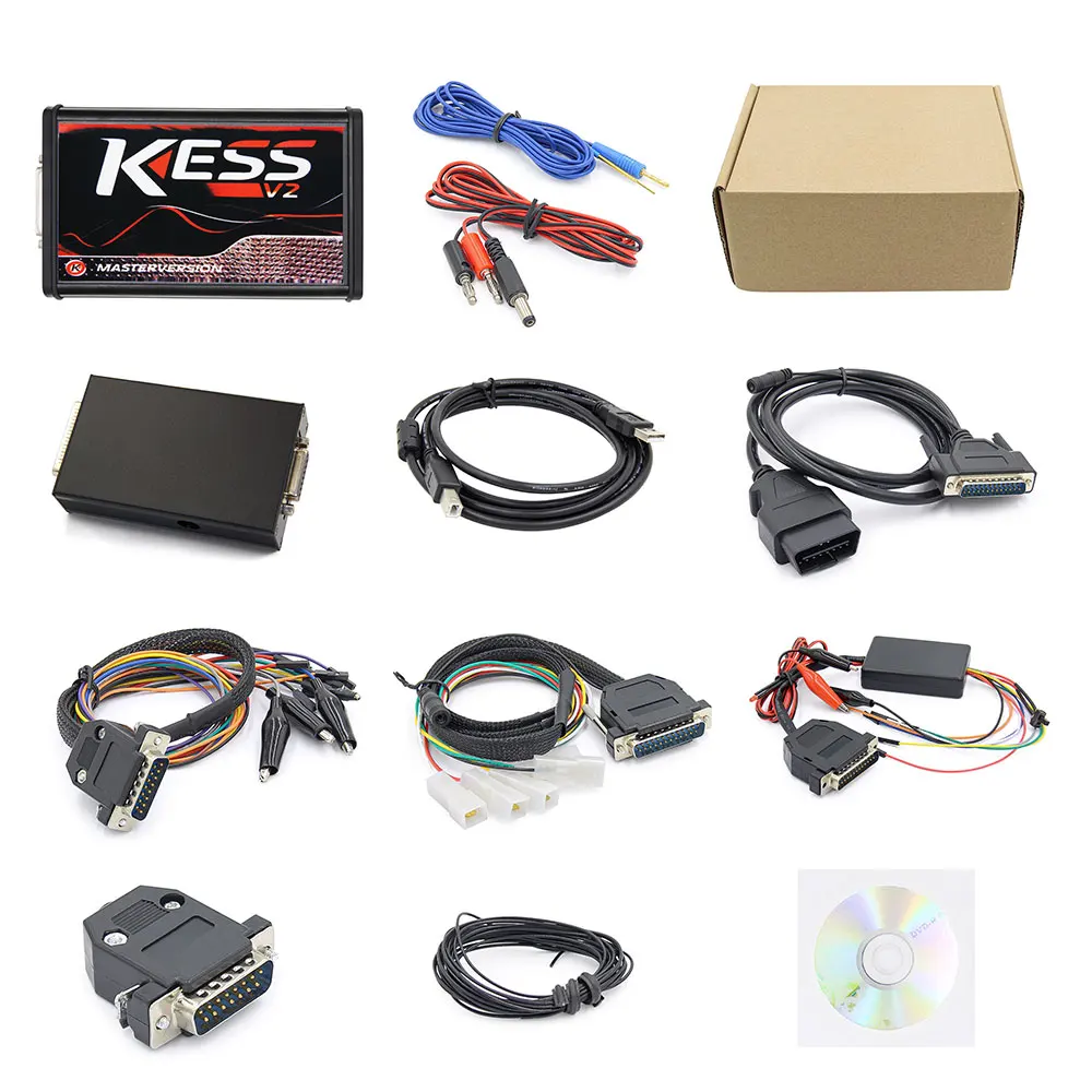 KTAG V7.020 V2.25 ECU программист Чип тюнинг OBD2 сканер KESS V2 KTAG EU красный V5.017 V2.47 KESS V2 мастер KESSV2 KTAG