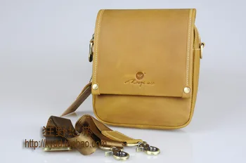 

New Style Shoulder Bag Men's WOMEN'S Shoulder Bag Shoulder Bag Casual First Layer Leather Phone Bag Wallet Men's Bag