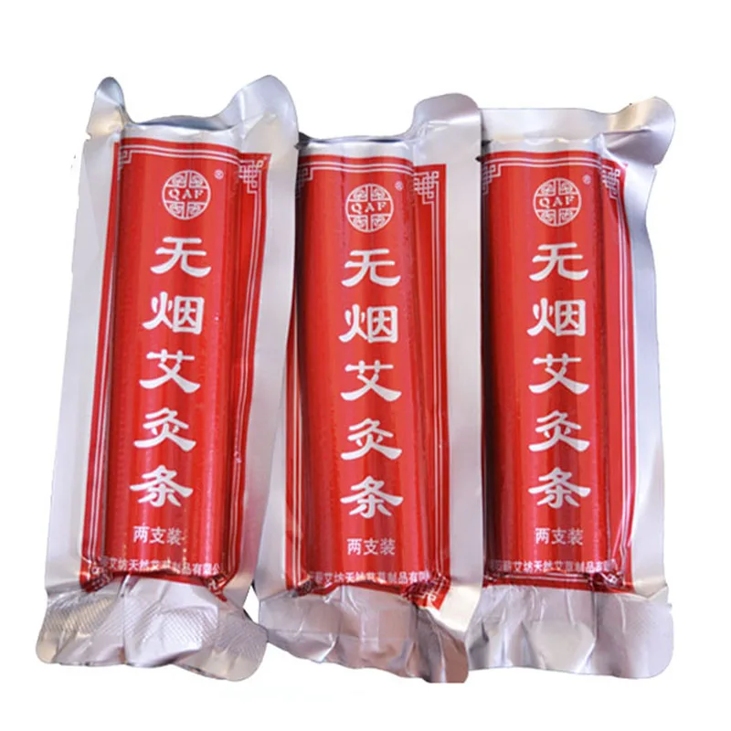 Authentic smoke-free Aizhu moxa stick for hanging moxibustion massage use Carbonized wormwood strip |