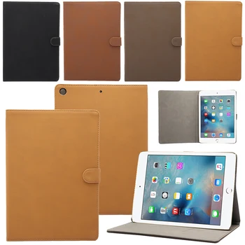 

For ipad air ipad air2 ipad 9.7 inch 2017 ipad 9.7 inch 2018 Tablet Auto-Sleep/Wake Up Retro Grind Arenaceous Bracket Case Cover