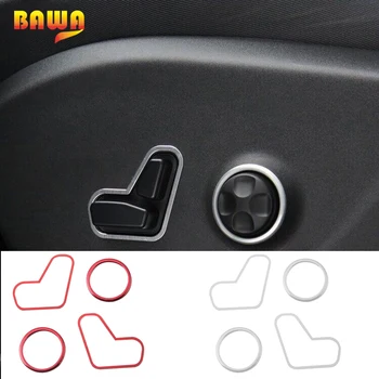 

BAWA Car Seat Adjustment Knob Decorative Ring for Jeep Grand Cherokee 2011+ Interior Mouldings Accessories
