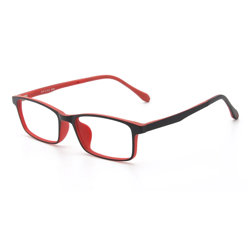 black red Kilig детские солнцезащитные очки, синий светильник, блокирующие очки для студентов, близорукость/дальнозоркость TR90, оправа, линзы по рецепту для детей, подарок - Цвет оправы: black red