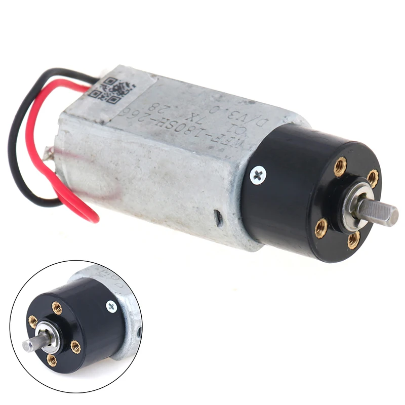 1pc DC 3V 1313RPM 165 MA Micro Motors High Speed Mute Large Torque 180 Planetary Geared Motor Reduction Ratio 1:6