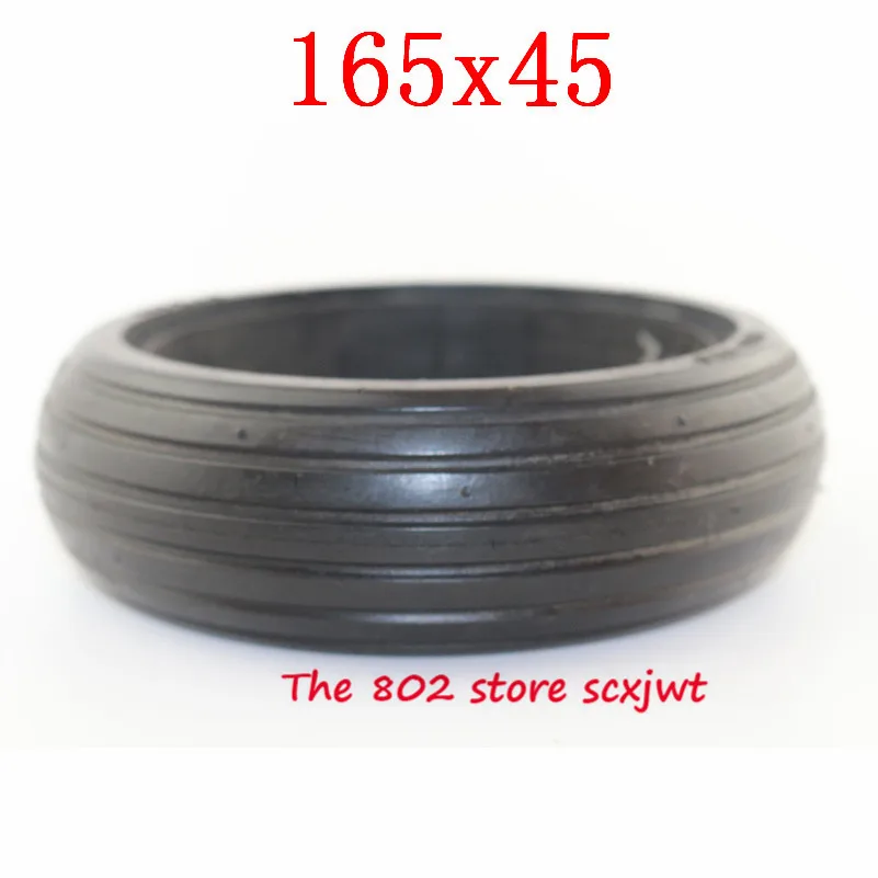 Высокое качество 165x45 твердые шины 6,5 Дюймов 165*45 бескамерные шины не надувные шины для двух колес Ховерборды и электрические скутеры