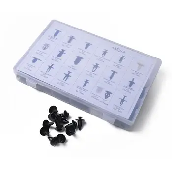 

435 PCS/Set Car Body Interior F ender Bumper Retainers Fasteners Clips Plastic 449C