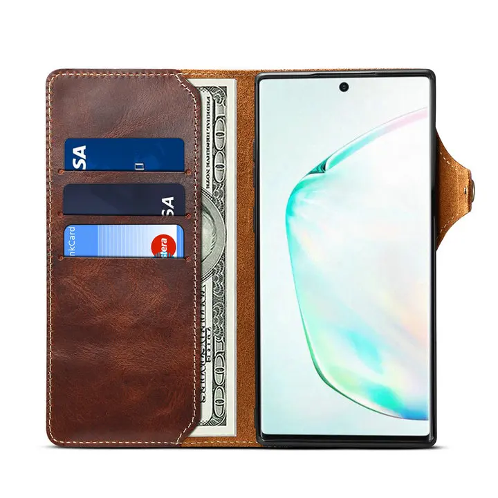 Note10+ настоящая кожа для Coque samsung Note 10 чехол Note10 samsung Note 10 Plus 5G чехол для samsung Galaxy Note 10 Pro Etui