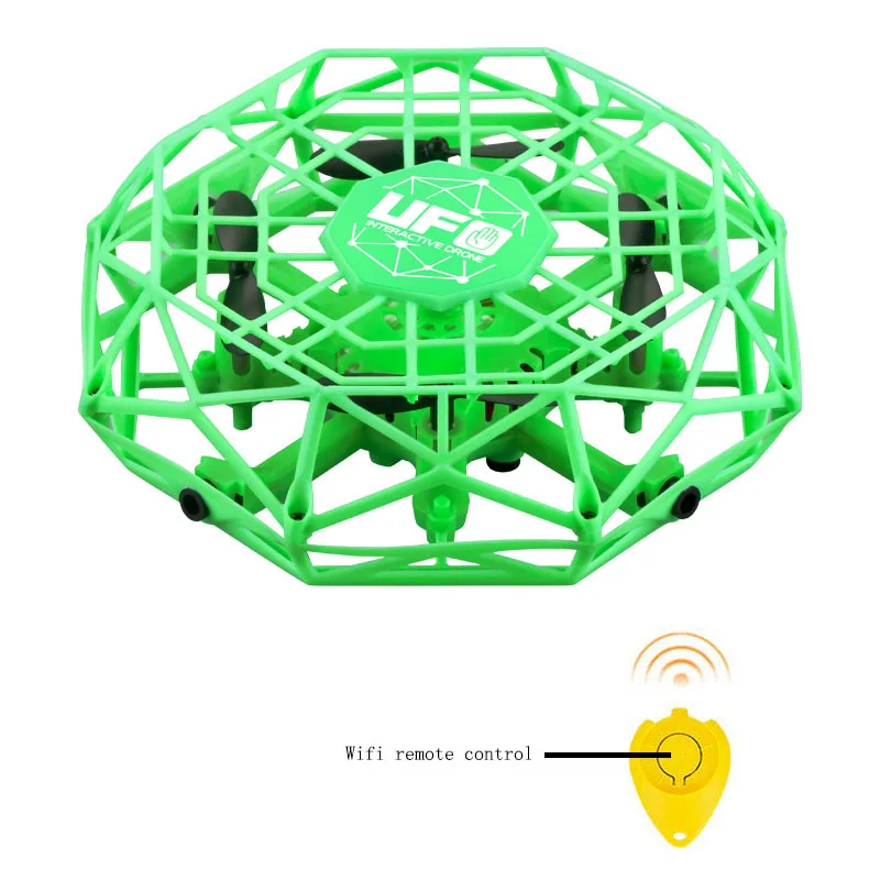 Летающий вертолет мини-Дрон НЛО Радиоуправляемый Дрон инфракрасный индукционный воздушный Квадрокоптер обновление Горячая Высокое качество RC игрушки для детей - Цвет: set6