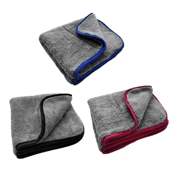 

42*48cm 1000GSM Car Detailing Coral Fleece Double-sided Towel Car Cleaning Car Washing Rag for Cars Home Kitchen