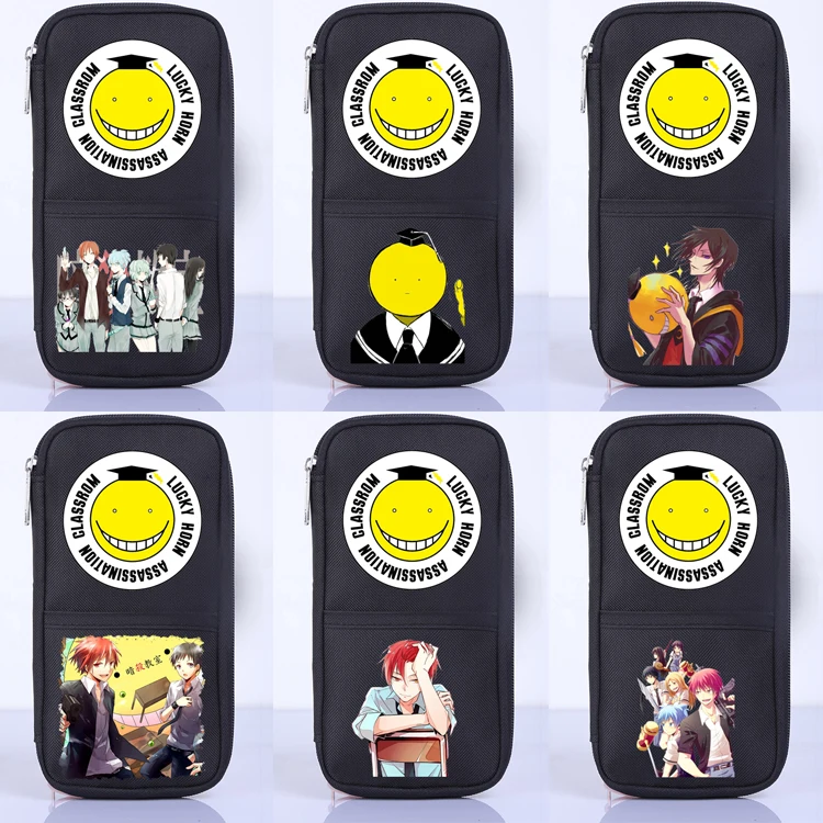 Assassination Classroom Student School Office Stationery Storage Cosplay Pen Pencil Case Bag Wallet Purse Unisex Gift | Багаж и сумки