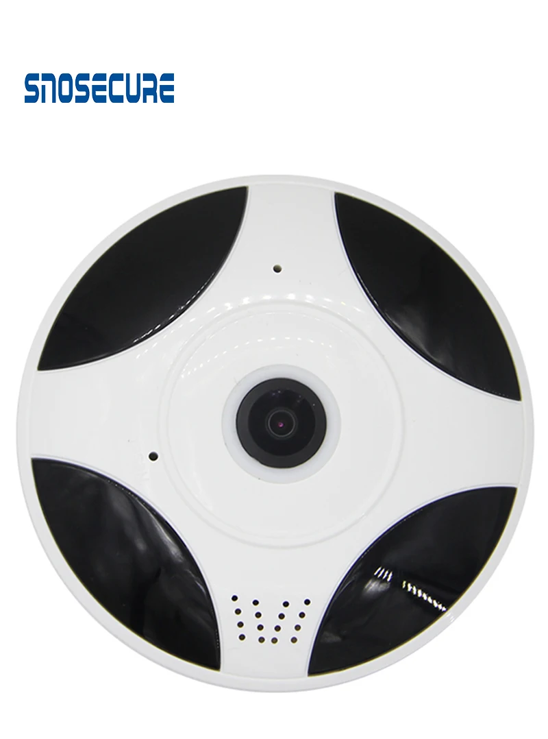 SNOSECURE 360 градусов двухсторонняя аудио панорамная 1.3MP рыбий глаз Беспроводная Смарт ip-камера Домашняя безопасность SNOSECURE 360 градусов двухсторонняя аудио панорамная 1.3MP рыбий глаз Беспроводная Смарт ip-камера Домашняя безопасность