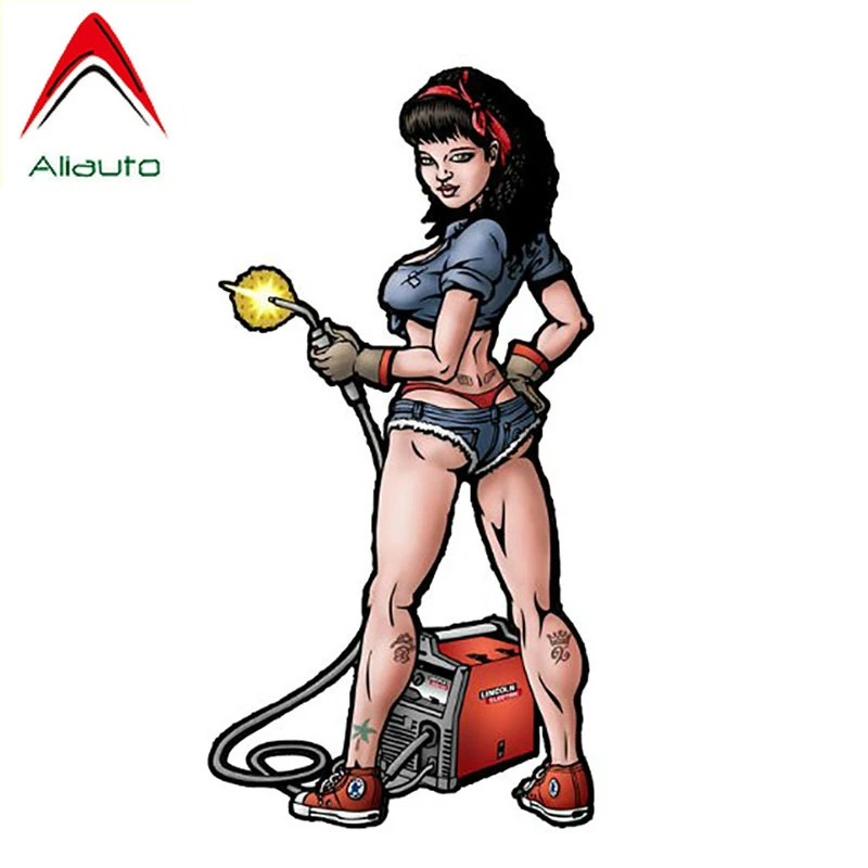 Aliauto Tom Boy сварочная девушка наклейка сексуальный мультяшный Графический
