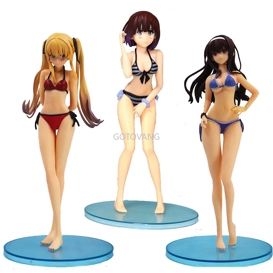 Экшн-фигурки Saenai Heroine No Sodate-kata купальник эрири Kasumigaoka Utaha Katou Megumi модель из ПВХ