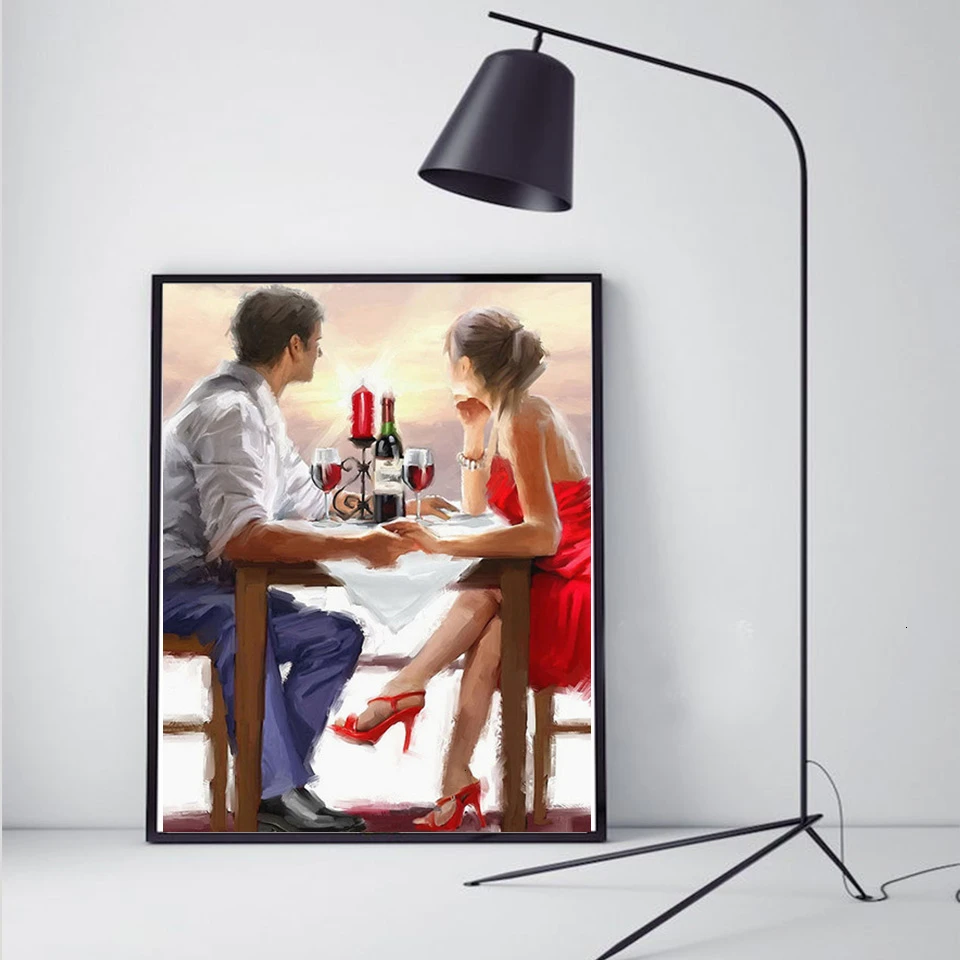 5D алмазная вышивка сделай сам парная полноразмерная картина Стразы с портретом