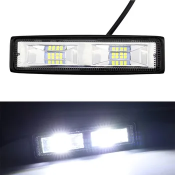 

1PCS 48W 18LED Work Light Bar Combo Offroad LED Light Bar for Tractor Boat Trucks 12V-24V