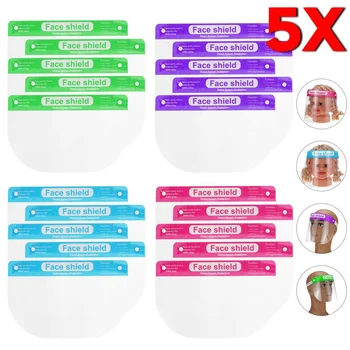 

5/10pcs Child Protective Face Mask Anti-fog Dust-proof Anti-spatter Waterproof Safety Full Facial Cover Shield