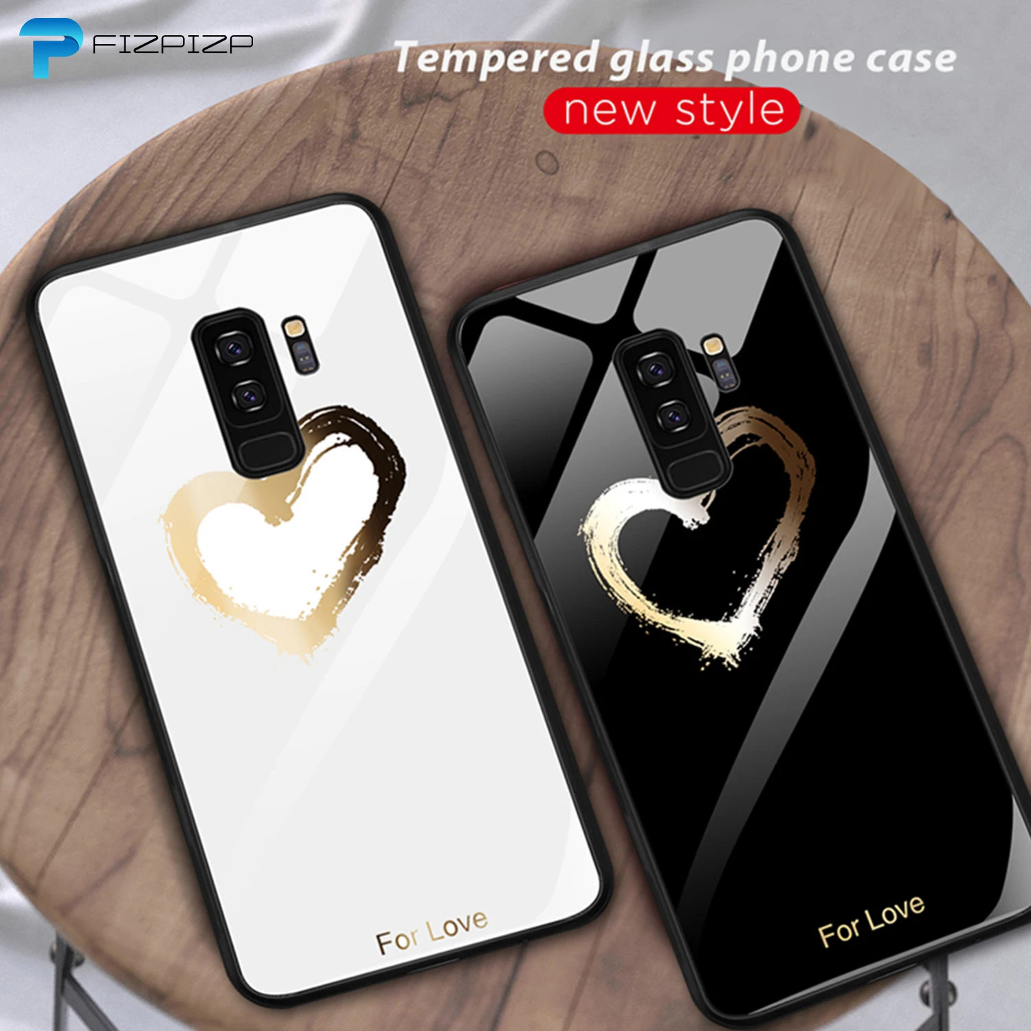 

Tempered Glass Phone Case for Samsung S8 S9 S10 Plus S10e A20 A10 A30 A50 A70 M20 A7 2018 3D Pattern Cover Flower Cute Soft Case
