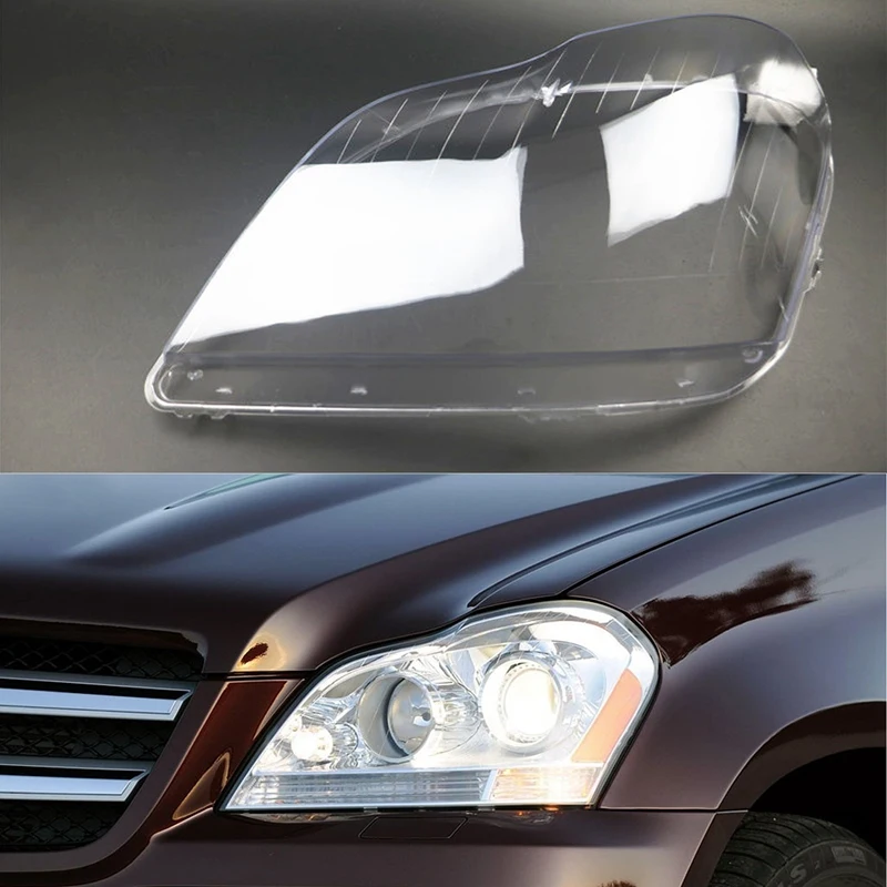 1PCS Car Headlight Lens Head Light Lamp Cover Shell for Mercedes Benz