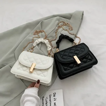 

Summer Simple Women's Small Bag 2020 New Style Fashion Korean-style Chain Shoulder Bag Online Celebrity Hand Versatile Shoulder